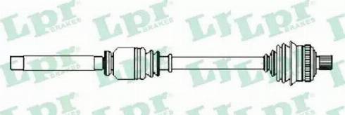 LPR DS52630 - Приводной вал autosila-amz.com