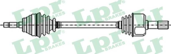 LPR DS52130 - Приводной вал autosila-amz.com