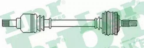 LPR DS52365 - Приводной вал autosila-amz.com