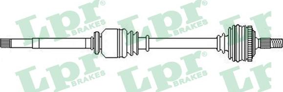 LPR DS52307 - Приводной вал autosila-amz.com