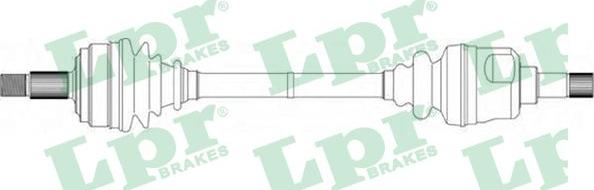 LPR DS16090 - Приводной вал autosila-amz.com