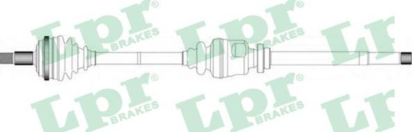 LPR DS16093 - Приводной вал autosila-amz.com