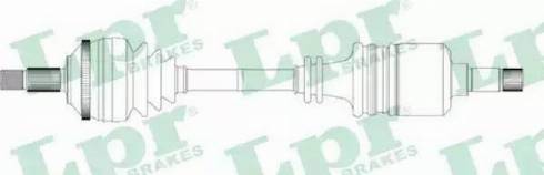 LPR DS16088 - Приводной вал autosila-amz.com