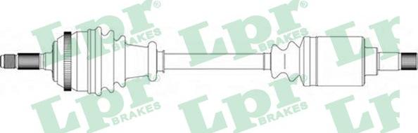 LPR DS16112 - Приводной вал autosila-amz.com