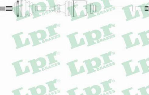 LPR DS16121 - Приводной вал autosila-amz.com