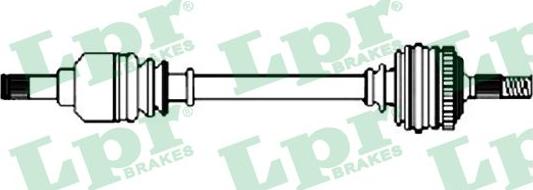 LPR DS16213 - Приводной вал autosila-amz.com