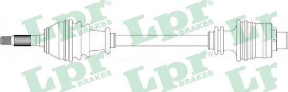 LPR DS39051 - Приводной вал autosila-amz.com