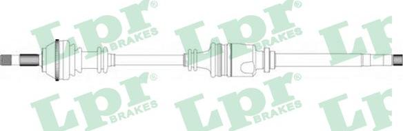 LPR DS20096 - Привод в сборе autosila-amz.com