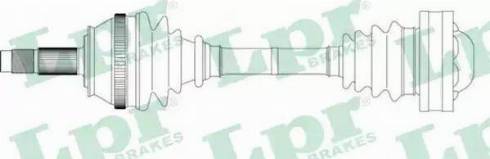 LPR DS20047 - Приводной вал autosila-amz.com