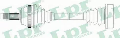 LPR DS20053 - Приводной вал autosila-amz.com