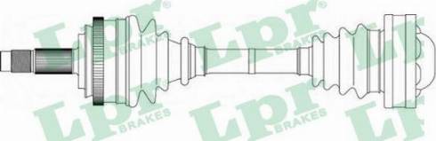 LPR DS20079 - Приводной вал autosila-amz.com