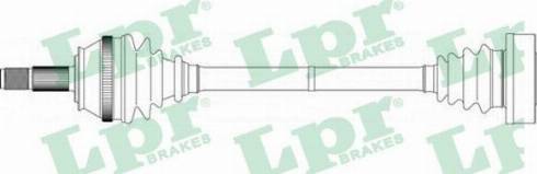 LPR DS20071 - Приводной вал autosila-amz.com