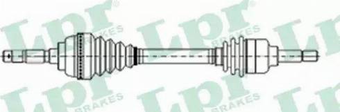 LPR DS21053 - Приводной вал autosila-amz.com