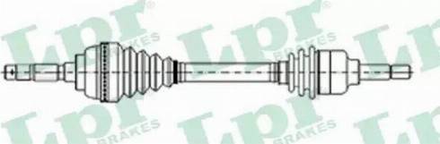 LPR DS21063 - Приводной вал autosila-amz.com