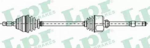 LPR DS28082 - Приводной вал autosila-amz.com