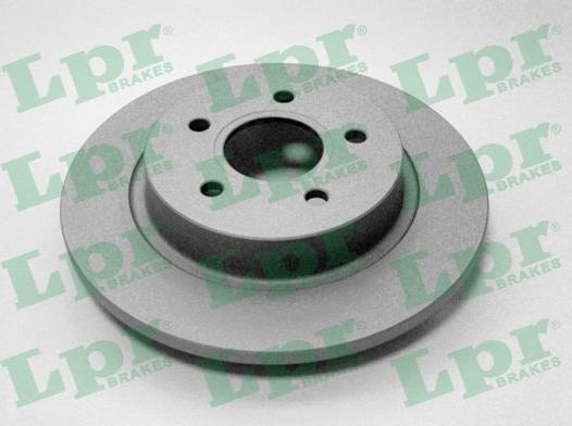 LPR F1010PR - Тормозной диск autosila-amz.com