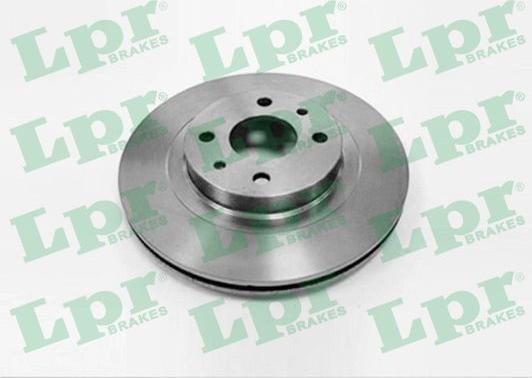 LPR L1052V - Тормозной диск autosila-amz.com