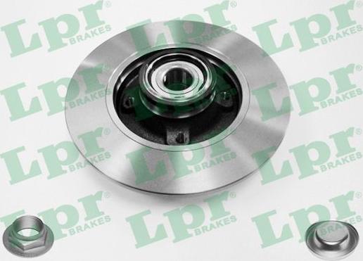LPR O1052PCA - Тормозной диск autosila-amz.com