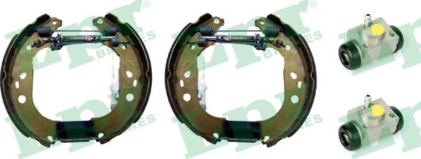 LPR OEK544 - Комплект тормозных колодок, барабанные autosila-amz.com