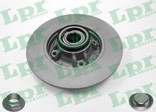 LPR P1011PRCA - Тормозной диск autosila-amz.com