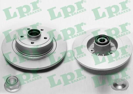 LPR R1048PRCA - Тормозной диск autosila-amz.com