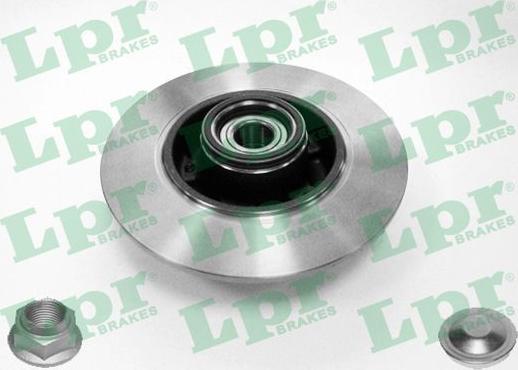 LPR R1055PCA - Тормозной диск autosila-amz.com