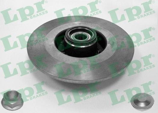 LPR R1019PCA - Тормозной диск autosila-amz.com