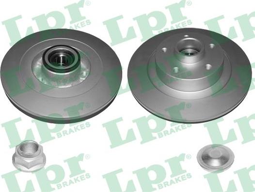 LPR R1080PRCA - Тормозной диск autosila-amz.com