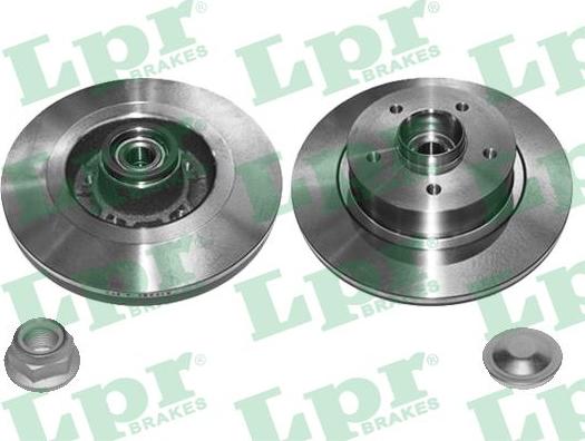 LPR R1038PCA - Тормозной диск autosila-amz.com
