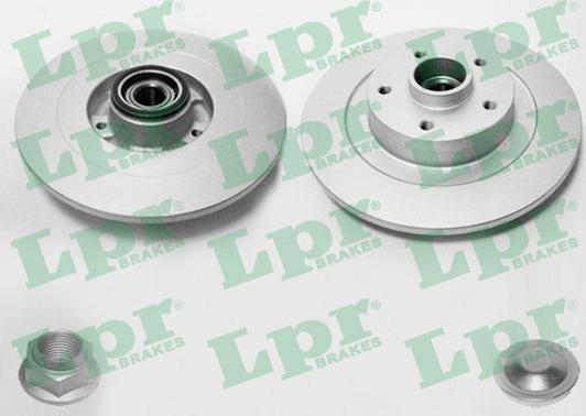 LPR R1032PRCA - Тормозной диск autosila-amz.com