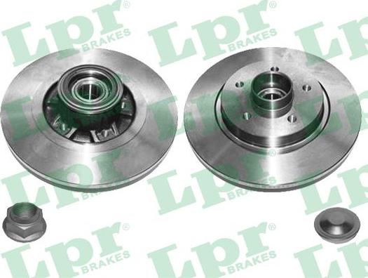 LPR R1070PCA - Тормозной диск autosila-amz.com
