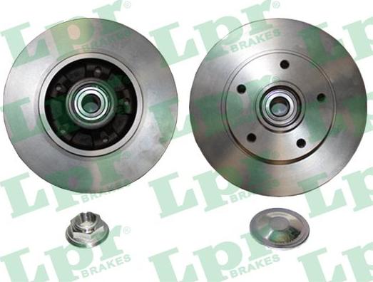 LPR R1078PCA - Тормозной диск autosila-amz.com