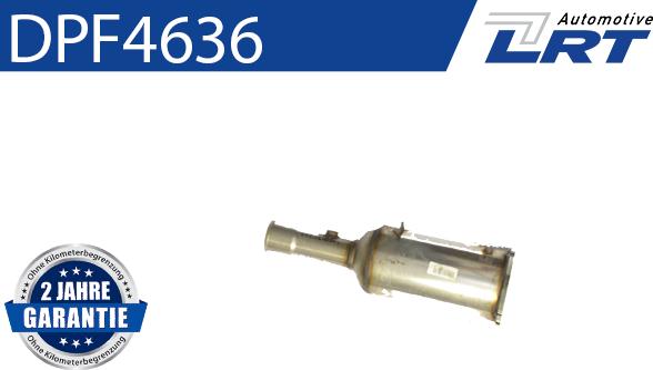 LRT DPF4636 - Сажевый / частичный фильтр, система выхлопа ОГ autosila-amz.com