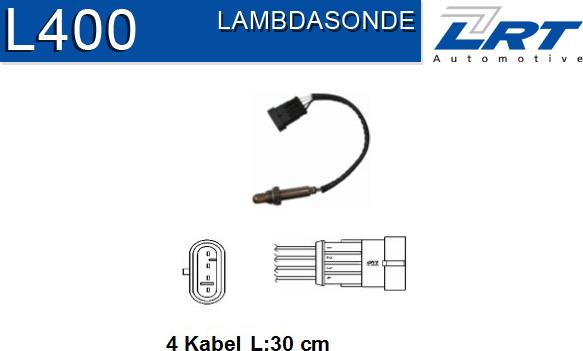 LRT L400 - Лямбда-зонд, датчик кислорода autosila-amz.com