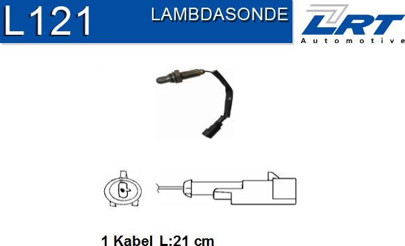 LRT L121 - Лямбда-зонд, датчик кислорода autosila-amz.com