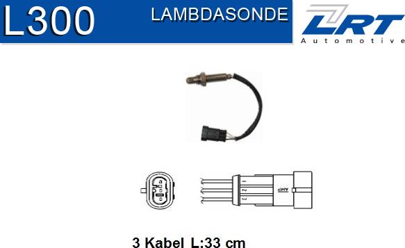 LRT L300 - Лямбда-зонд, датчик кислорода autosila-amz.com