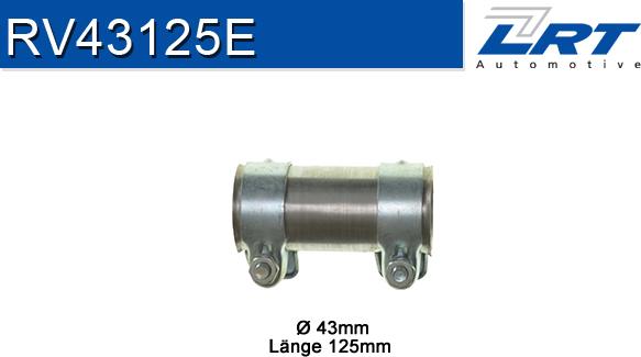 LRT RV43125E - Соединительные элементы, система выпуска autosila-amz.com