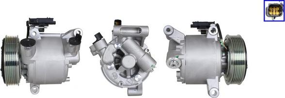 LUCAS ACP01227 - Компрессор кондиционера autosila-amz.com