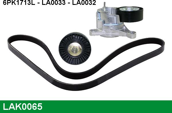 LUCAS LAK0065 - Поликлиновый ременный комплект autosila-amz.com