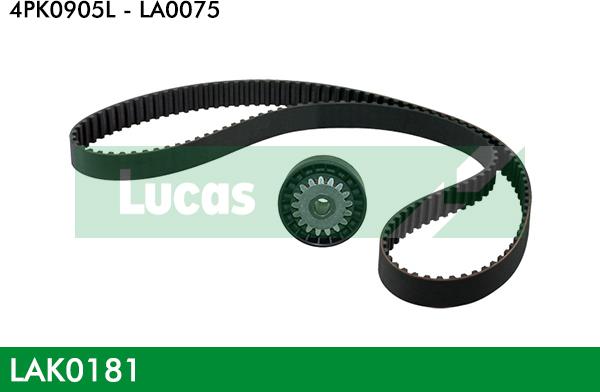 LUCAS LAK0181 - Поликлиновый ременный комплект autosila-amz.com