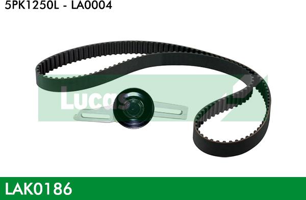 LUCAS LAK0187 - Поликлиновый ременный комплект autosila-amz.com