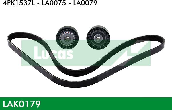 LUCAS LAK0179 - Поликлиновый ременный комплект autosila-amz.com