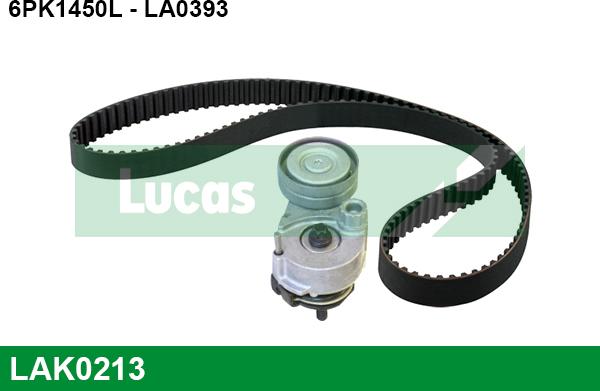LUCAS LAK0213 - Поликлиновый ременный комплект autosila-amz.com