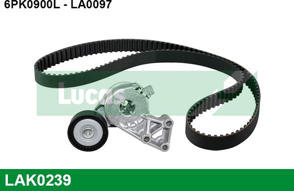 LUCAS LAK0239 - Поликлиновый ременный комплект autosila-amz.com