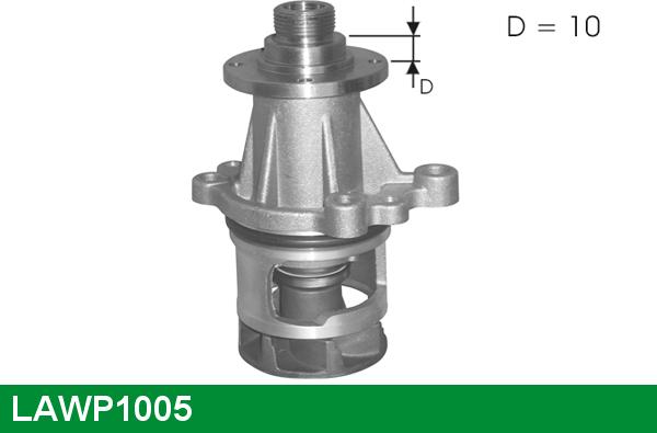 LUCAS LAWP1005 - Водяной насос autosila-amz.com