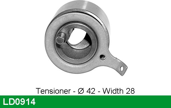 LUCAS LD0914 - Натяжной ролик, зубчатый ремень ГРМ autosila-amz.com
