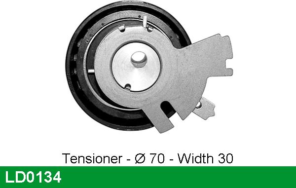LUCAS LD0134 - Натяжной ролик, зубчатый ремень ГРМ autosila-amz.com