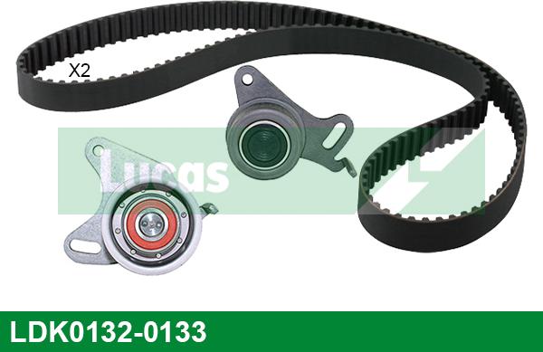 LUCAS LDK0132/0133 - Комплект зубчатого ремня ГРМ autosila-amz.com