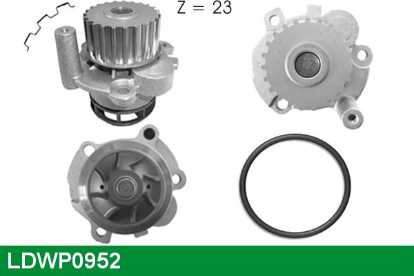 LUCAS LDWP0952 - Водяной насос autosila-amz.com