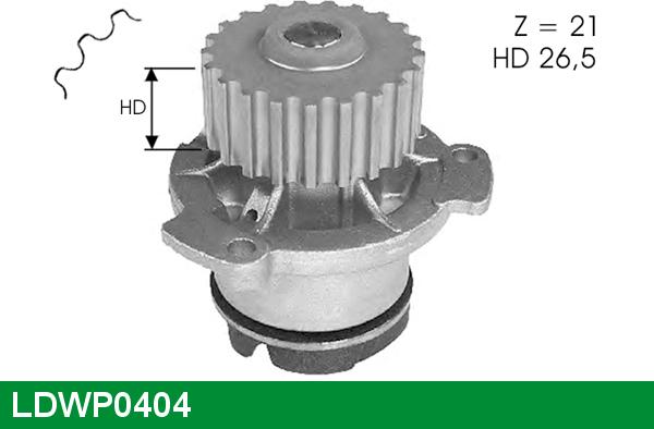 LUCAS LDWP0404 - Водяной насос autosila-amz.com